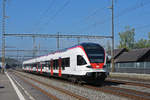 RABe 521 027, auf der S26, durchfährt den Bahnhof Rupperswil.