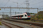 RABe 521 024, auf der S3, fährt zum Bahnhof Pratteln.