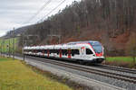 RABe 521 013, auf der S3, fährt Richtung Bahnhof Tecknau.