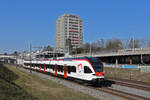 RABe 521 022, auf der S1, fährt Richtung Bahnhof SBB.