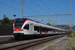 RABe 521 007, auf der S3, verlässt den Bahnhof Gelterkinden.