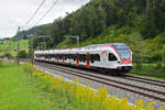 RABe 521 024, auf der S3, fährt Richtung Bahnhof Tecknau.