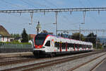 RABe 521 014 durchfährt den Bahnhof Rupperswil.