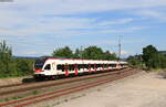 RABe 521 012 und RABe 521 007 als SBB 87700 (Konstanz - Engen) bei Welschingen 9.7.22