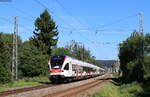 521 006; 521 029 und 521 009 als SBB 88471 (Offenburg - Konstanz) bei Peterzell 16.7.22