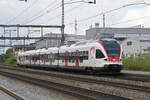 RABe 521 014, auf der S23,fährt am 12.05.2023 beim Bahnhof Rupperswil ein.