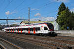 RABe 521 020, auf der S23, fährt am 15.09.2025 beim Bahnhof Rothrist ein.