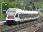 SBB - Regio nach Olten mit dem RABe 521 017-4 unterwegs in Liestal am 03.08.2008