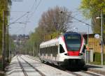 526 659-8 als SBB79836 (Konstanz-Engen) bei der Abfahrt Markelfingen 13.4.09