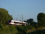 RABe 526 als SBB 79856 aus Konstanz nach Engen hat vor kurzem den Hp Singen-Landesgartenschau verlassen.