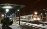 RABe 526 653-1 und 655-6 als DLr 36581 (Villingen-Konstanz)in Villingen 11.12.10