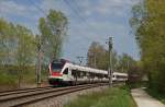RABe 521 203 erreicht als SBB 87691 Konstanz - Engen in K�rze Radolfzell.