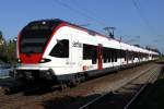 Der 521 201 fhrt in DT als SBB S-Bahn von Konstanz nach Engen in Mhlhausen ein am 07.09.2012