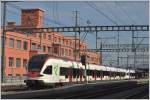 521 004 und 521 018 als S1 nach Frick in Muttenz (04.09.2014)