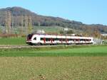 Sissach - 31.10.17 : RABe 522 207 - S3 17350 Olten - Porrentruy.