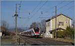 Die beiden SBB LEX RABe 522 229 und 226 sind als Léman Express SL2 23416 von Annemasse nach Annecy unterwegs und fahren durch die (Dienst)-Station St-Laurent. 

12. Februar 2022