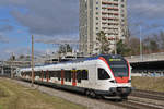 RABe 523 036, auf der S3, fährt Richtung Bahnhof SBB.