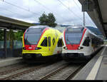 SBB - 521 017 + 523 033 im Bhf. Dornach am 20.09.2021