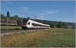 Nun haben auch wir unsere  Drei-Seen-Bahn : Die RER VAUD S2 Verbindung von Aigle nach Le Brassus verbindet nicht nur recht kontrastreiche Landschaften, sie führt auch an drei Seen entlang: dem