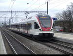 SBB - RABe 523 050 unterwegs als Regio nach Biel bei der einfahrt im Bhf.