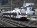 SBB - RABe 523 047 bei der einfahrt im Bhf.