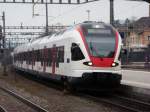 RABe 523 009 bei der Einafahrt in Rotkreuz am 09.04.2008