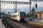 Die neue Flirt 3 TSI vom SBB hier in Yverdon-les-Bains nach Lausanne mit S1