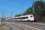 RABe 523 509-3 Mouette fährt am 06.09.2023 Richtung Bahnhof Rheinfelden.