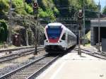 SBB / TILO - Triebzug RABe 524 105 in Bellinzona am 18.09.2013