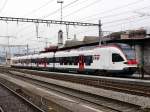 SBB/TILO - Triebwagen RABe 524 013 im Bahnhof Chiasso am 27.02.2015