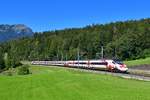 Ein ETR 610 am 04.09.2020 bei Goldau.