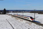 ETR 610 705 als ECE 99 (Zürich HB-München Hbf) bei Sontheim(Schwab) 14.2.21