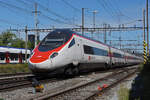 ETR 610 107-0 durchfährt am 13.07.2022 den Bahnhof Pratteln.