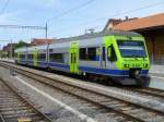 bls / NINA Pendelzug 525 004 im Bahnhof von Kerzers am 24.06.2007