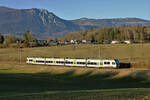 BLS S-Bahn 44 Richtung Thun mit RABe 525  NINA  bei Biberist am 5.