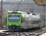 bls - NINA Triebzug 525 019-6 bei der einfahrt in den Bahnhof von Lyss am 02.03.2008