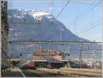 Im Schnittpunkt der Luzerner und Zrcher Linie liegt der Bahnhof Arth-Goldau.