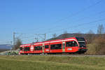 RABe 526 282-4 fährt als Dienstfahrt Richtung Bahnhof Sissach.