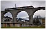 S8 23853 auf dem Glattviadukt in Herisau.