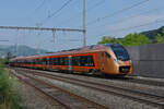 RABe 526 107 Traverso durchfährt den Bahnhof Gelterkinden.