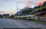 BLS Lötschberger RABe 535 106 verlässt am Abend des 4.