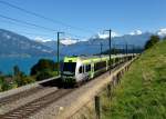 RABe 535 102 und 2 weitere RABe 535 nach Bern am 01.09.2010 unterwegs bei Einigen.