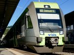 RABe 535 119 Lötschberger als S44 nach Sumiswald, beim Flügeln und warten am 3.8.16 in Burgdorf.