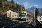 Nun fährt die BLS planmäßig bis nach Domodossola! Im Bild der  Lötschberger  RABe 535 103 als RE von Bern nach Domodossola kurz nach dem Halt in Preglia.