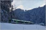 Dort wo das Emmental endet und in der Folge das Entlebuch anschliesst, verengen hohe Hügel das Tal der Ilfis und schaffen ganz besondere Ambiente, besonders an einem kalten Wintertag.
Ein BLS  Lötschberger  fährt davon unberührt von Luzern nach Bern und erreicht in Kürze Trubschachen.
6. Jan. 2017