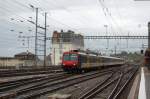 Ein RBDe 560 bei der Einfahrt in Lausanne am 06.06.2008