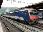 SBB - Regio nach Delle mit dem Triebwagen RBDe 4/4560 108-3 in Biel am 12.05.2010