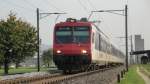 Der RBDe 560 026-7  Versoix  ist am 08.10.10 mit der S8 Sursee-Olten bei Brittnau unterwegs.