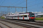 ABt NPZ Domino 50 85 39-43 883-0, auf der S29, fährt beim Bahnhof Rupperswil ein.