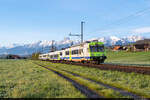 Am Morgen des 04.05.2021 ist BLS RBDe 565 721 unterwegs als S4 von Thun nach Langnau i.E.